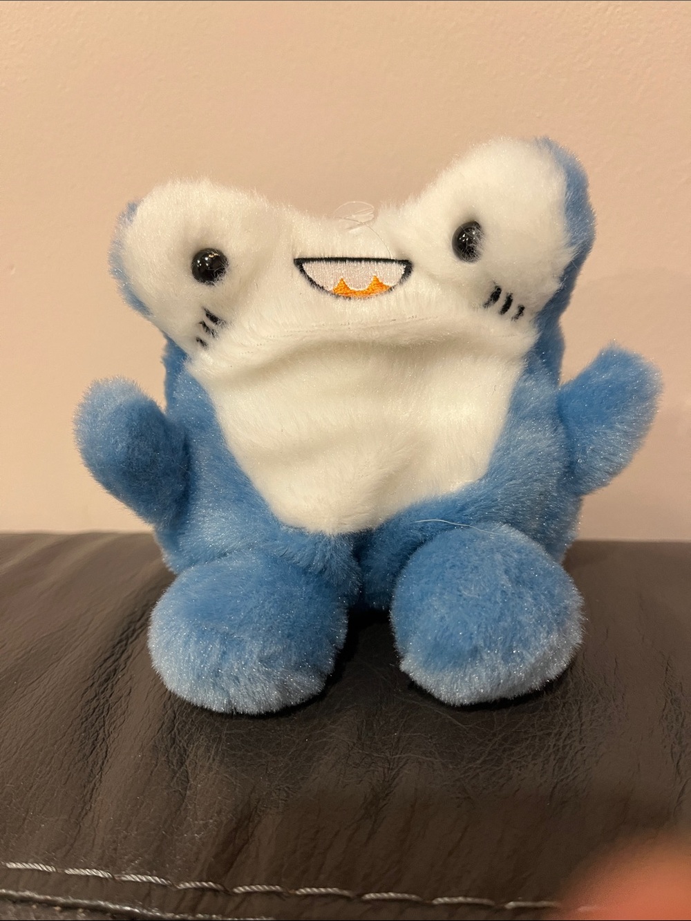 Blue & White Plush Shark Stuffed Animal - Cute Kids Toy